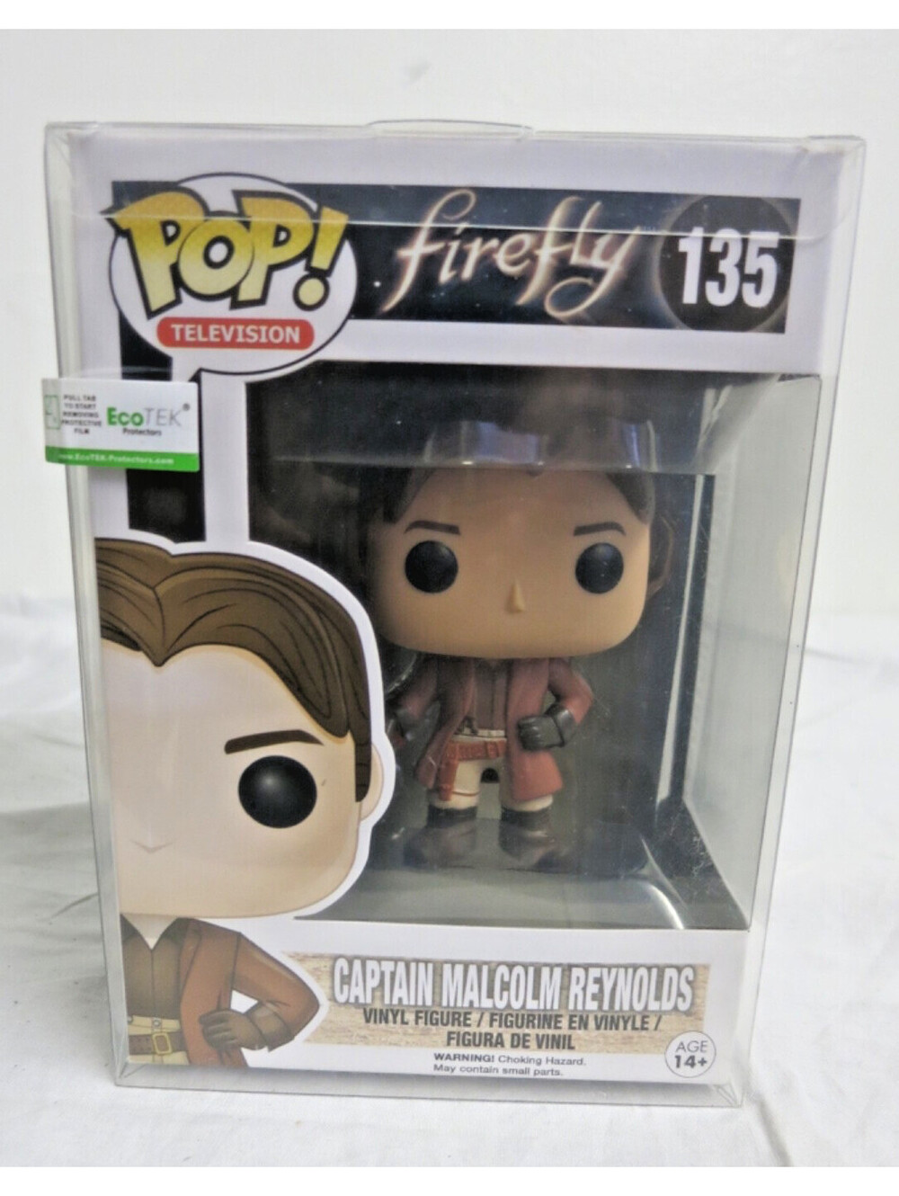 Funko Pop Vinyl Captain Malcolm Reynolds #135 Firefly Vinyl Figure